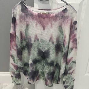 Tie-Dye Knit Sweater
